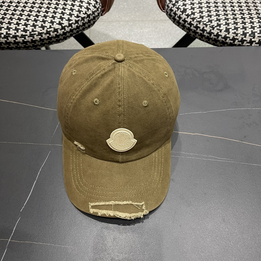  蒙口MONCLER2025新款棒球帽，时尚炸街单品，风格很OK，网红.时尚博主的最爱！高品质舒适透气，