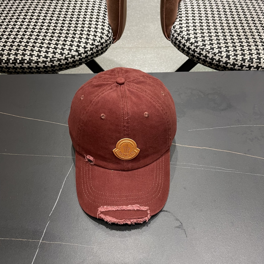  蒙口MONCLER2025新款棒球帽，时尚炸街单品，风格很OK，网红.时尚博主的最爱！高品质舒适透气，