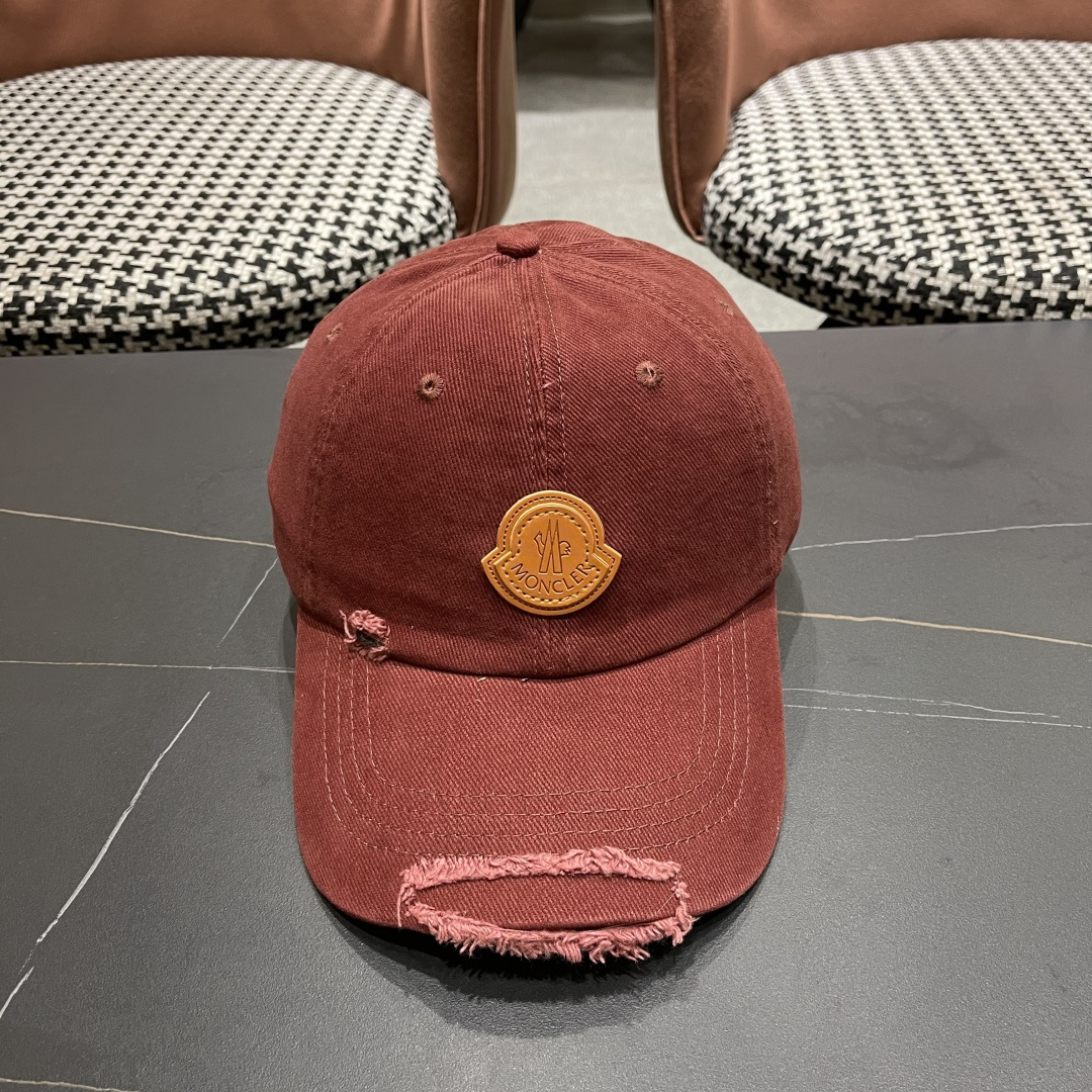  蒙口MONCLER2025新款棒球帽，时尚炸街单品，风格很OK，网红.时尚博主的最爱！高品质舒适透气，