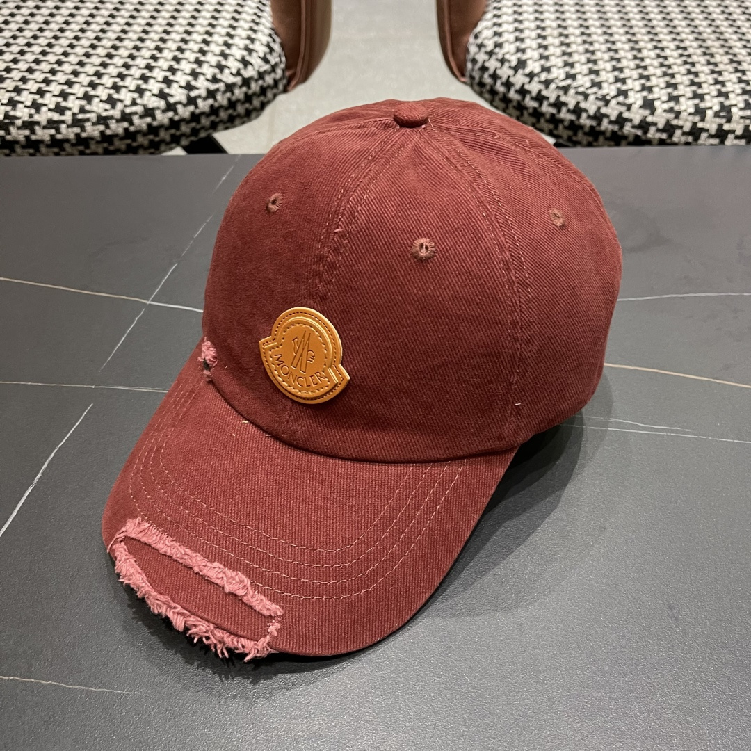  蒙口MONCLER2025新款棒球帽，时尚炸街单品，风格很OK，网红.时尚博主的最爱！高品质舒适透气，