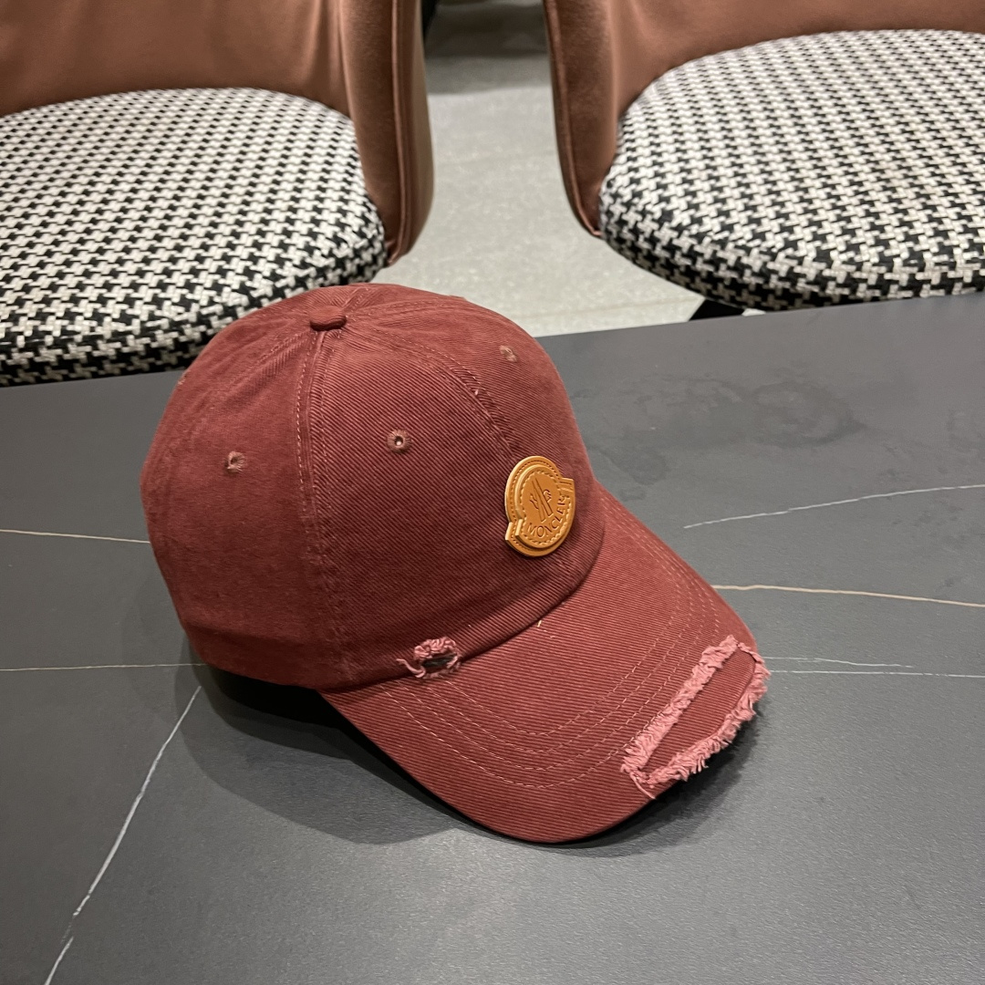  蒙口MONCLER2025新款棒球帽，时尚炸街单品，风格很OK，网红.时尚博主的最爱！高品质舒适透气，