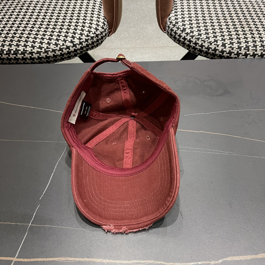  蒙口MONCLER2025新款棒球帽，时尚炸街单品，风格很OK，网红.时尚博主的最爱！高品质舒适透气，
