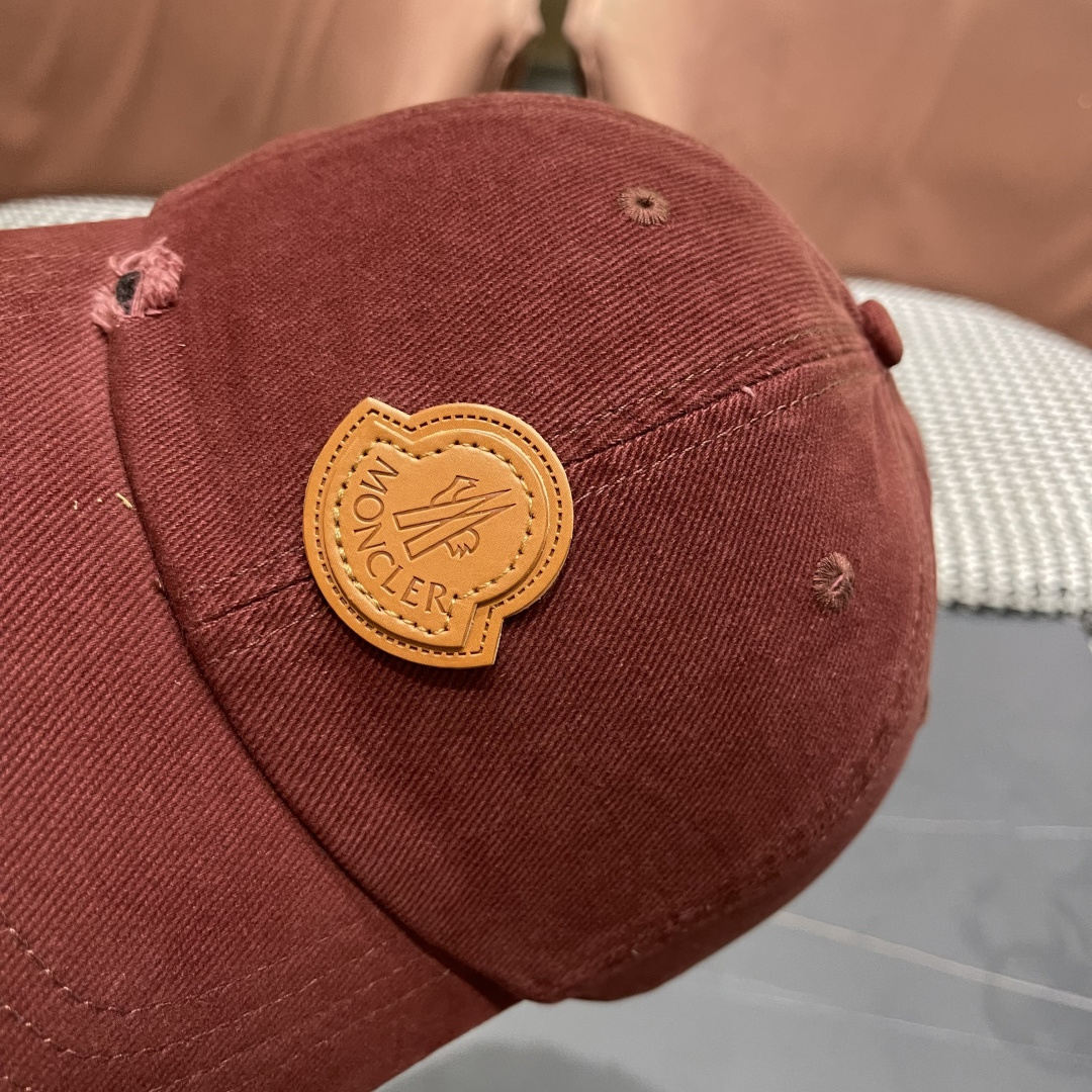  蒙口MONCLER2025新款棒球帽，时尚炸街单品，风格很OK，网红.时尚博主的最爱！高品质舒适透气，