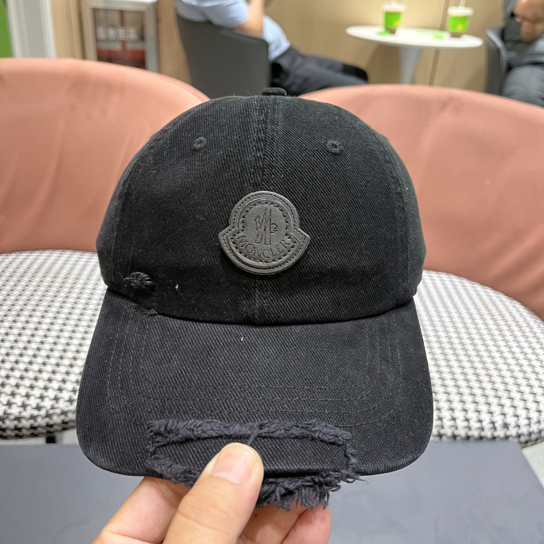  蒙口MONCLER2025新款棒球帽，时尚炸街单品，风格很OK，网红.时尚博主的最爱！高品质舒适透气，