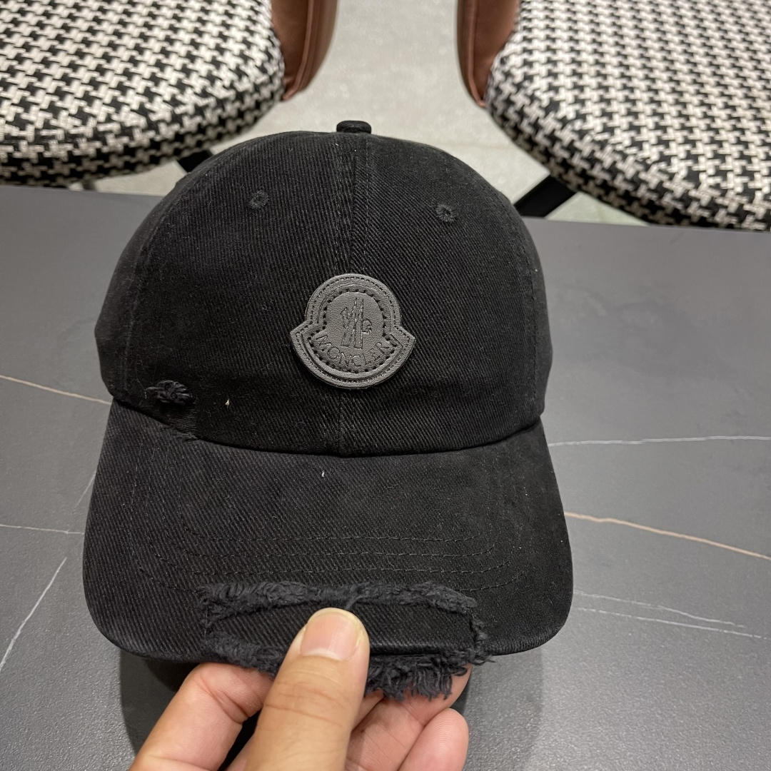  蒙口MONCLER2025新款棒球帽，时尚炸街单品，风格很OK，网红.时尚博主的最爱！高品质舒适透气，