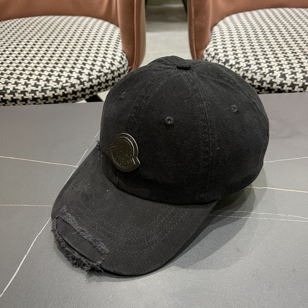  蒙口MONCLER2025新款棒球帽，时尚炸街单品，风格很OK，网红.时尚博主的最爱！高品质舒适透气，