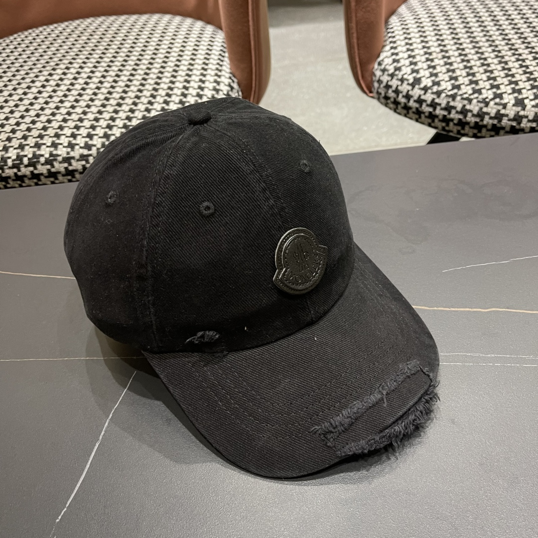  蒙口MONCLER2025新款棒球帽，时尚炸街单品，风格很OK，网红.时尚博主的最爱！高品质舒适透气，