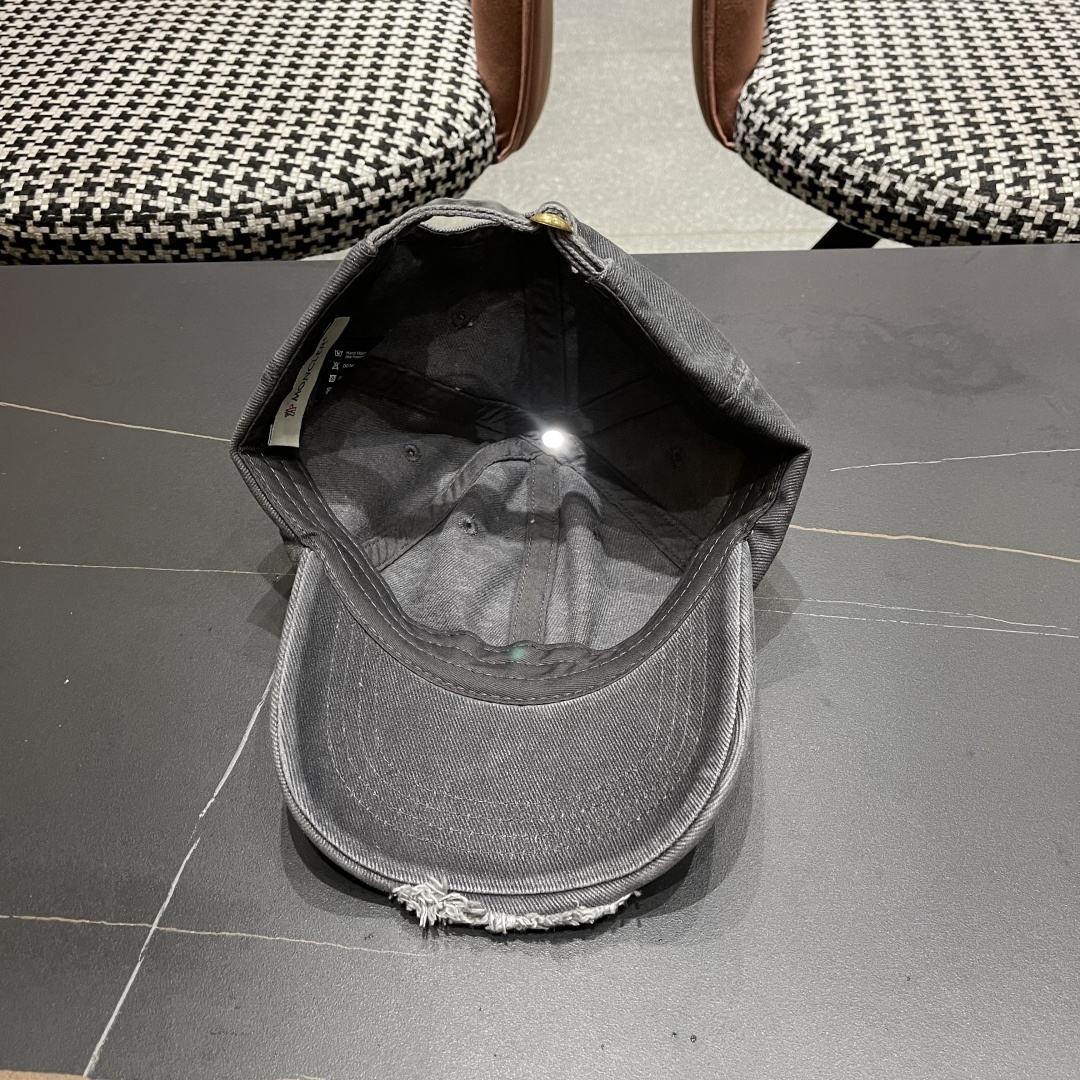 蒙口MONCLER2025新款棒球帽，时尚炸街单品，风格很OK，网红.时尚博主的最爱！高品质舒适透气，