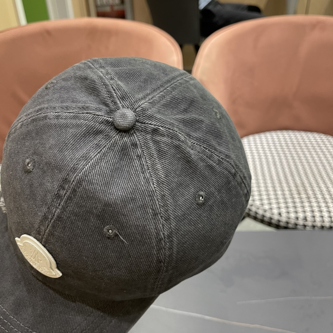  蒙口MONCLER2025新款棒球帽，时尚炸街单品，风格很OK，网红.时尚博主的最爱！高品质舒适透气，