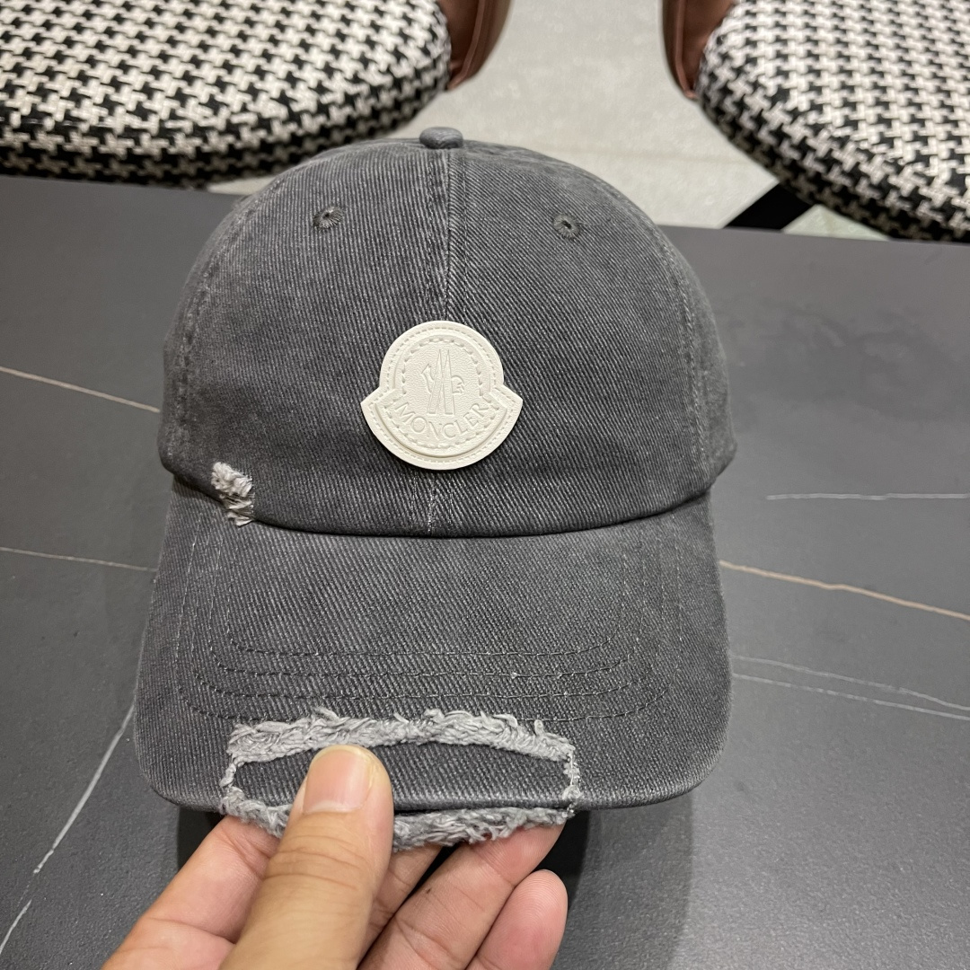  蒙口MONCLER2025新款棒球帽，时尚炸街单品，风格很OK，网红.时尚博主的最爱！高品质舒适透气，