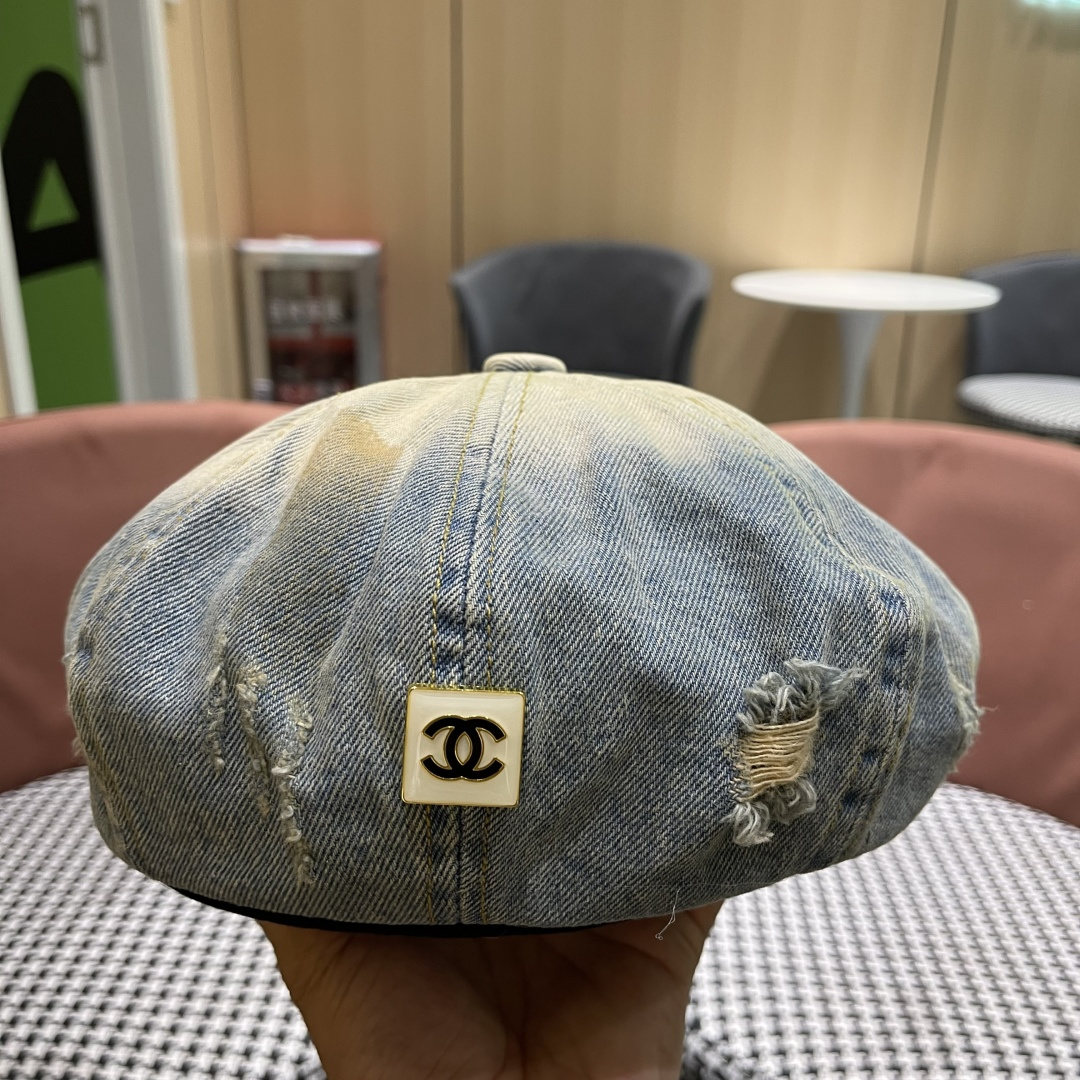  Chanel香奈儿洋气好看的帽子女秋冬显脸小2025新款百搭贝雷帽