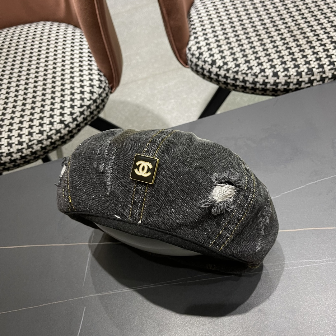  Chanel香奈儿洋气好看的帽子女秋冬显脸小2025新款百搭贝雷帽