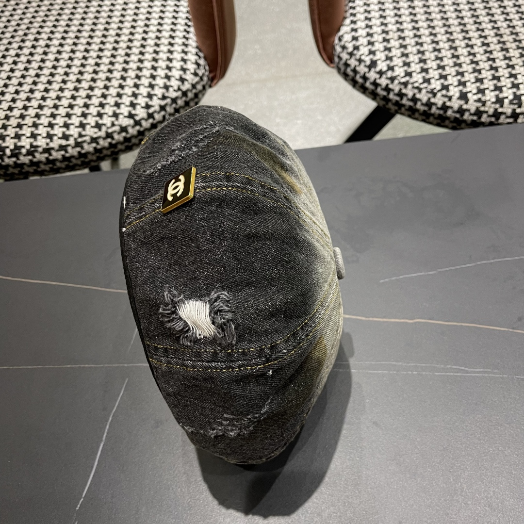  Chanel香奈儿洋气好看的帽子女秋冬显脸小2025新款百搭贝雷帽