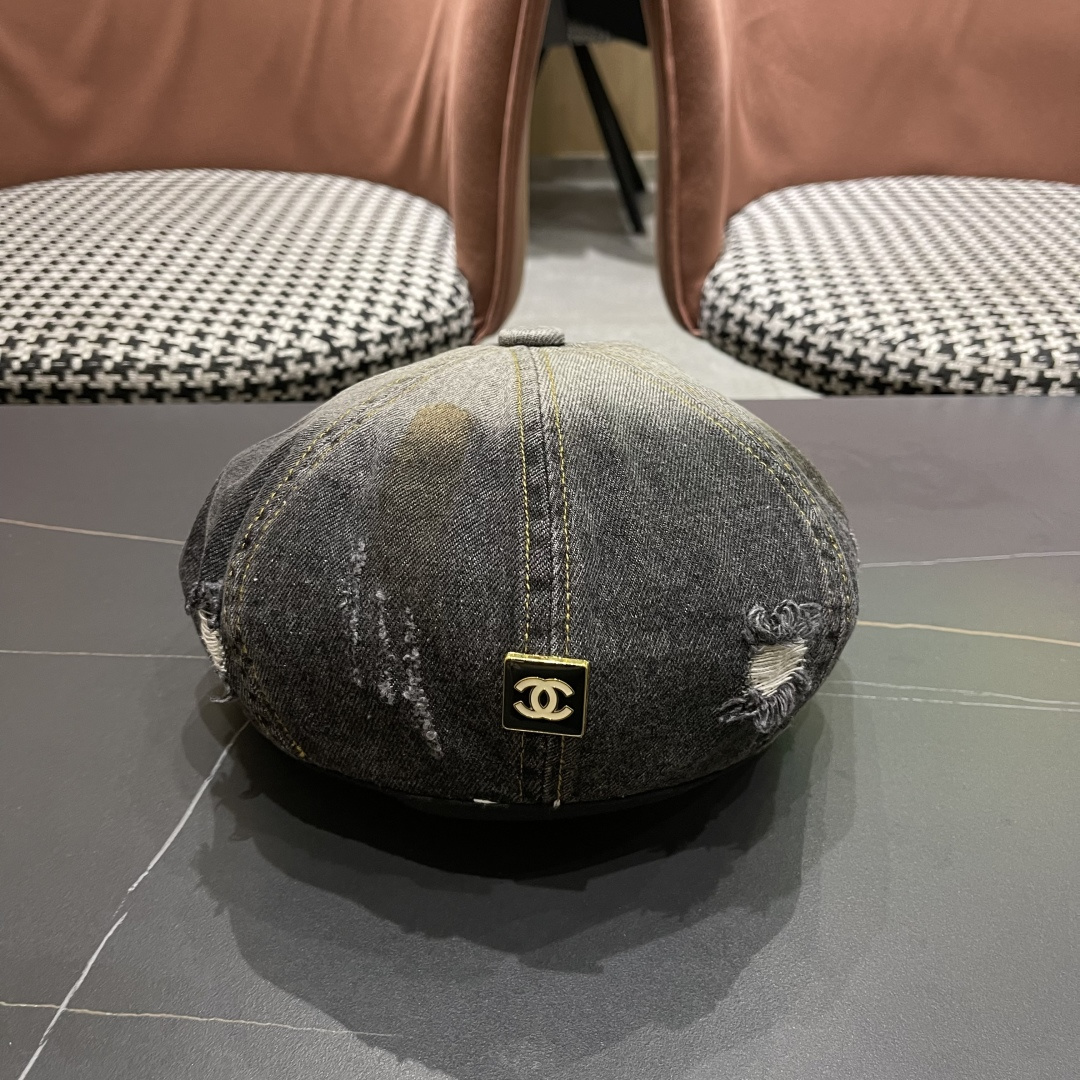  Chanel香奈儿洋气好看的帽子女秋冬显脸小2025新款百搭贝雷帽