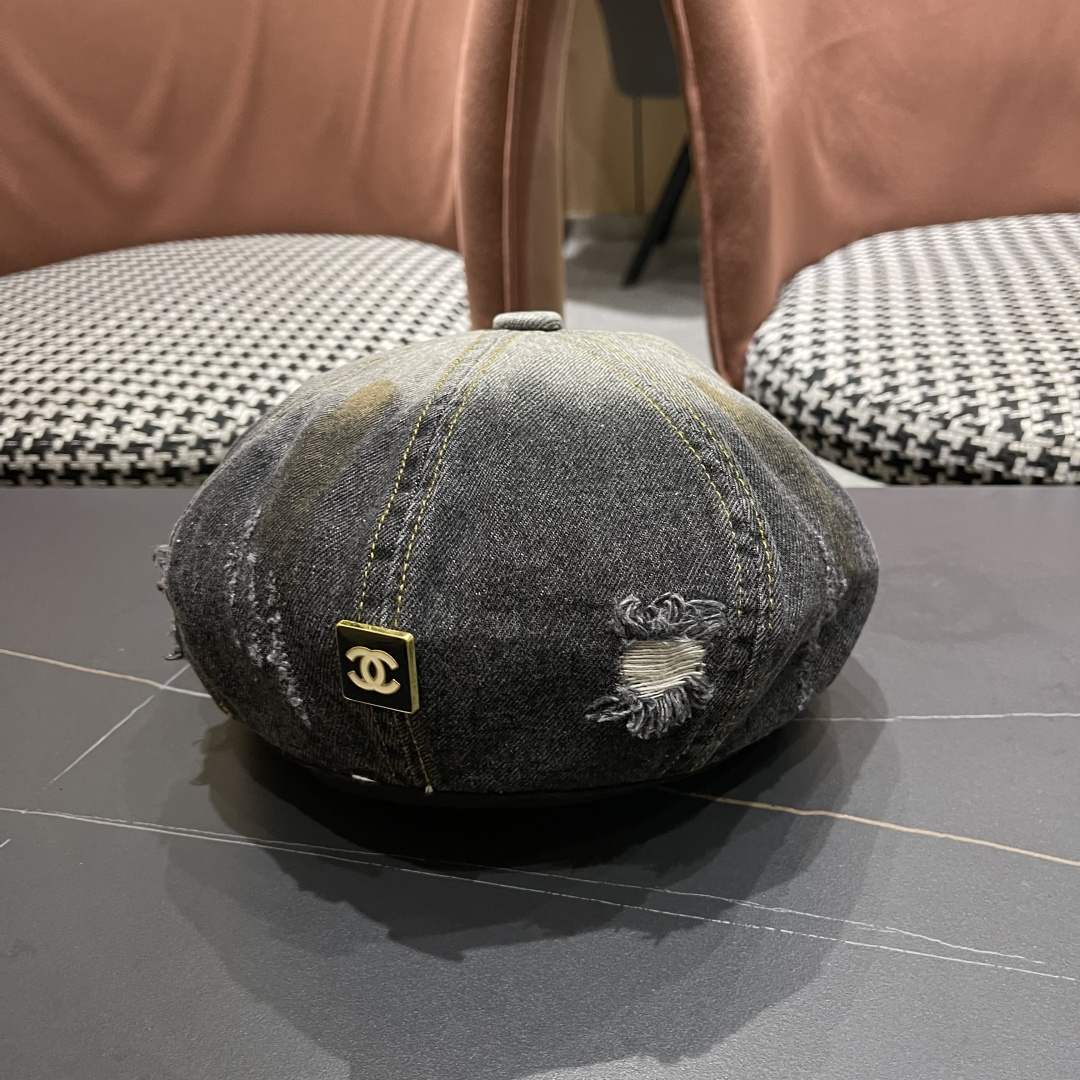  Chanel香奈儿洋气好看的帽子女秋冬显脸小2025新款百搭贝雷帽