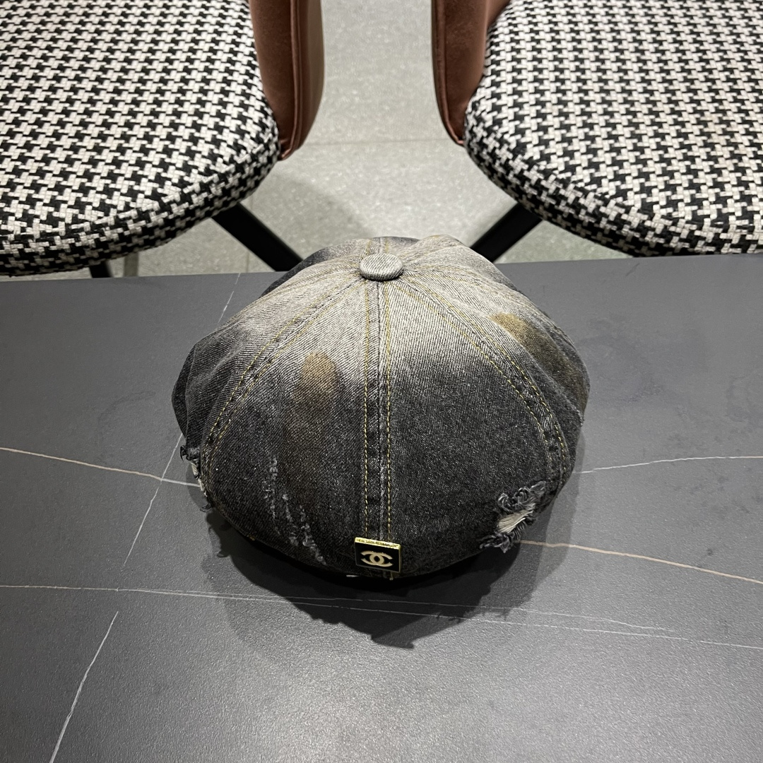  Chanel香奈儿洋气好看的帽子女秋冬显脸小2025新款百搭贝雷帽