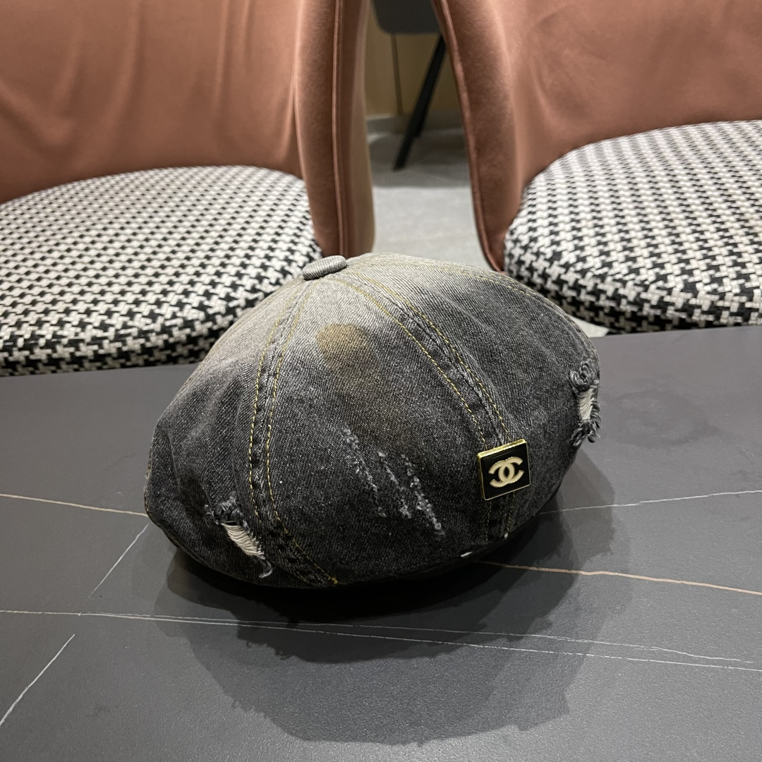  Chanel香奈儿洋气好看的帽子女秋冬显脸小2025新款百搭贝雷帽