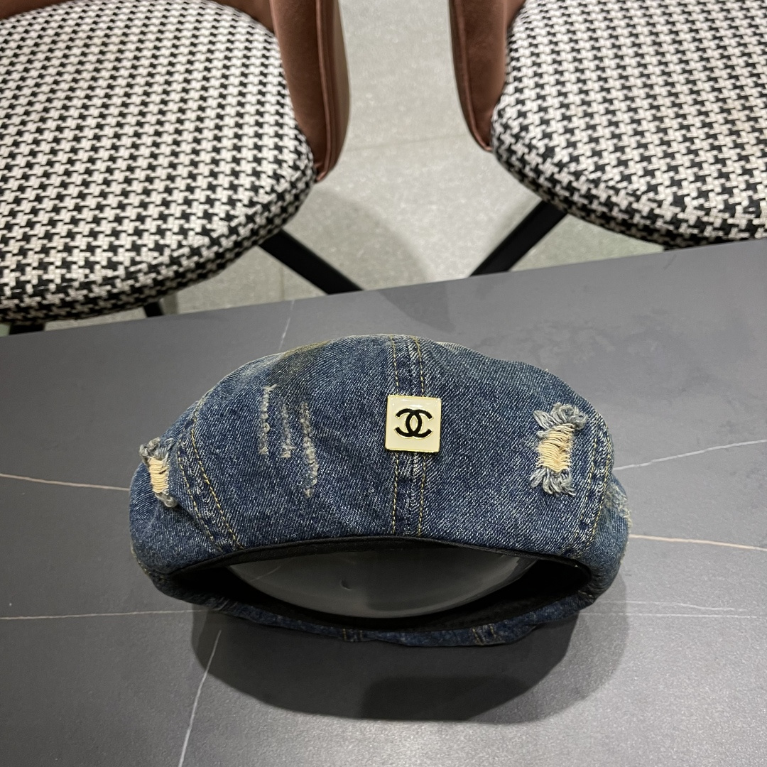  Chanel香奈儿洋气好看的帽子女秋冬显脸小2025新款百搭贝雷帽