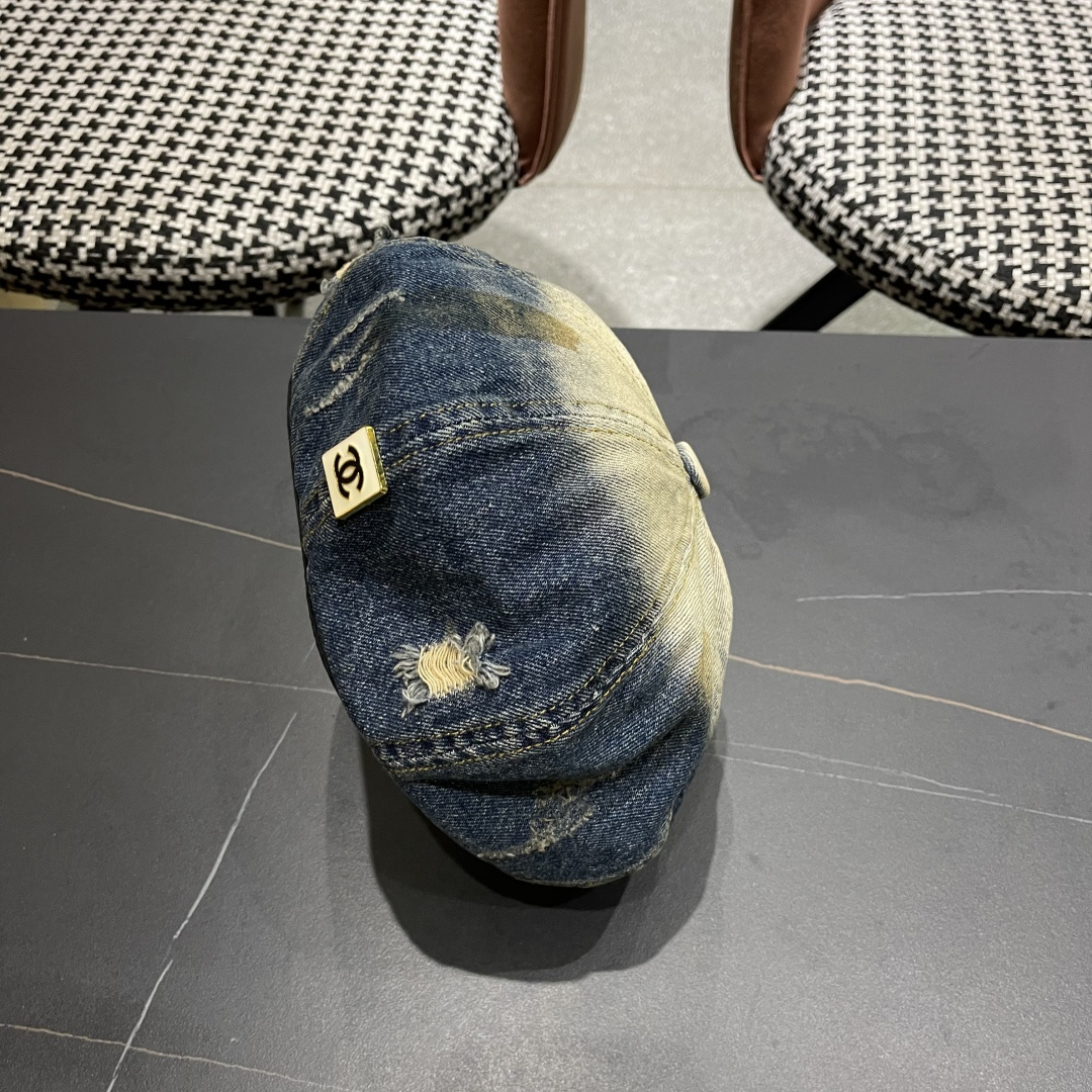  Chanel香奈儿洋气好看的帽子女秋冬显脸小2025新款百搭贝雷帽