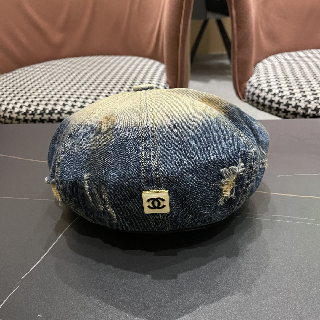  Chanel香奈儿洋气好看的帽子女秋冬显脸小2025新款百搭贝雷帽