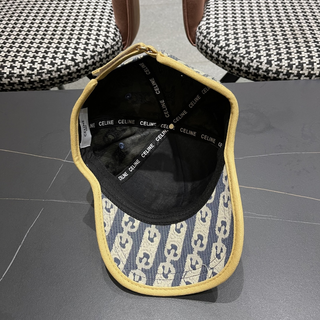  【CELINE赛琳】2025春夏款新款简约棒球帽，新款出货，大牌款超好搭配，赶紧入手！