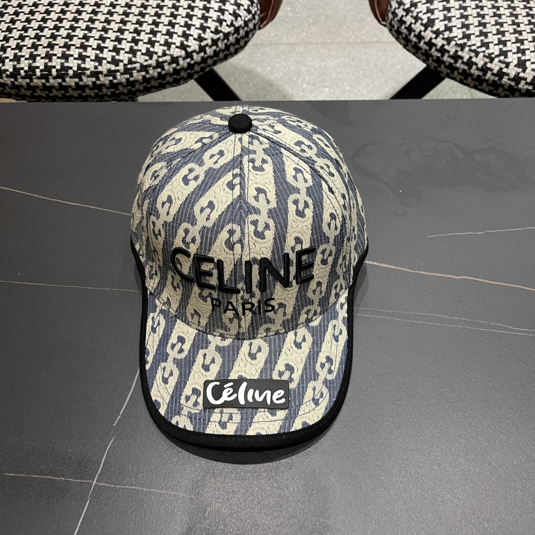  【CELINE赛琳】2025春夏款新款简约棒球帽，新款出货，大牌款超好搭配，赶紧入手！