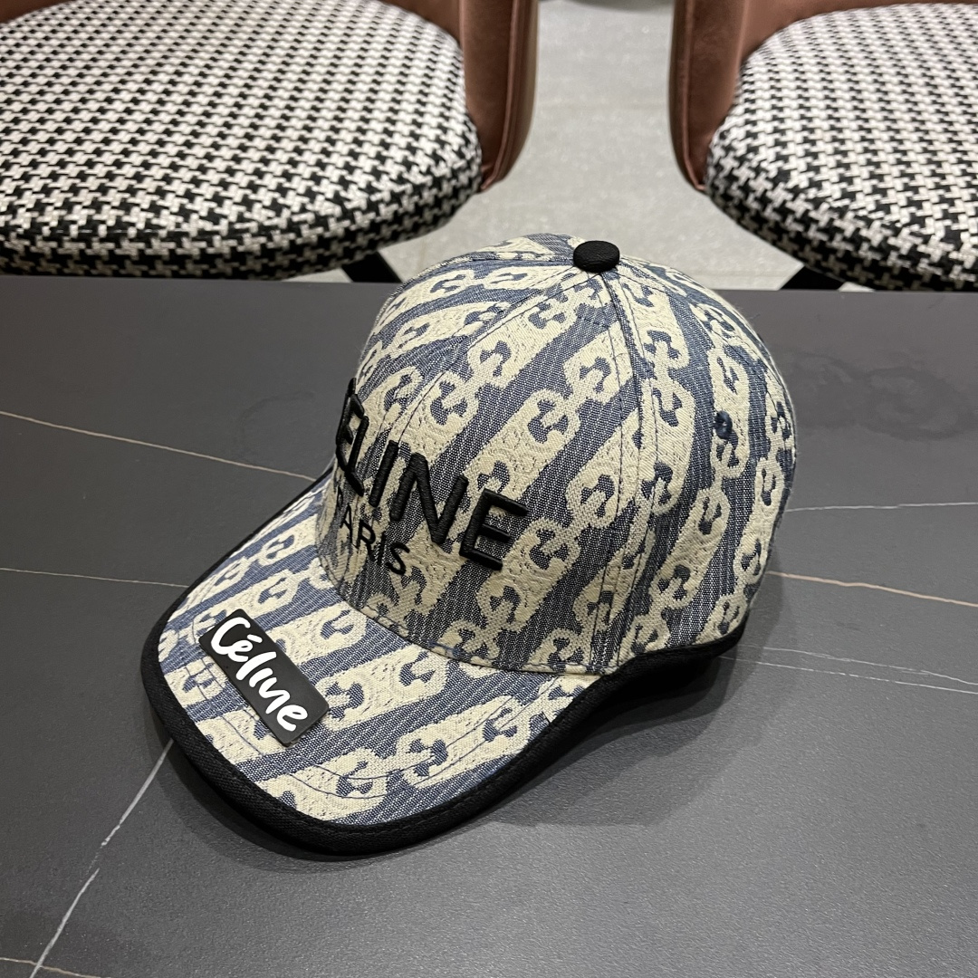  【CELINE赛琳】2025春夏款新款简约棒球帽，新款出货，大牌款超好搭配，赶紧入手！