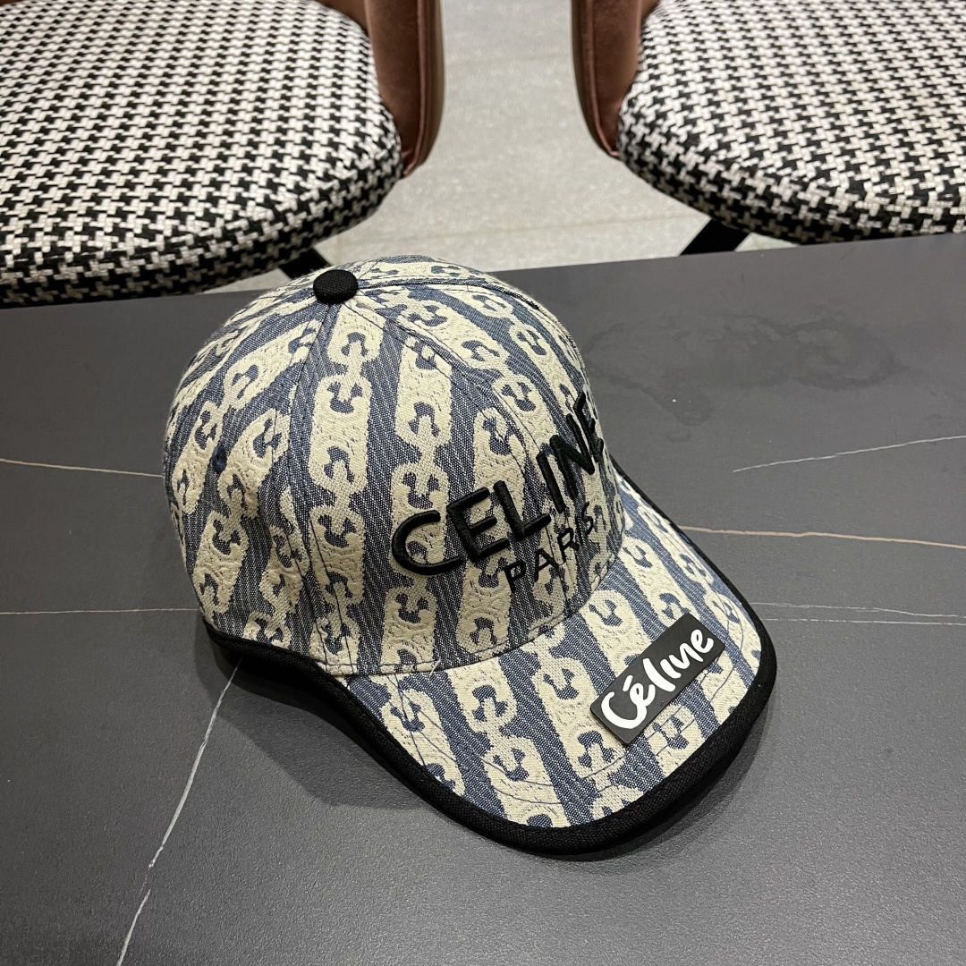  【CELINE赛琳】2025春夏款新款简约棒球帽，新款出货，大牌款超好搭配，赶紧入手！