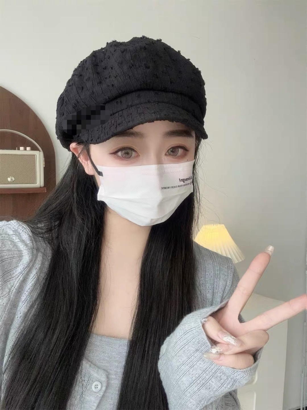  赛琳 2025新款橘子哥哥韩版气质八角贝雷帽女纯色
简约时尚夏季逛街帽子显脸小