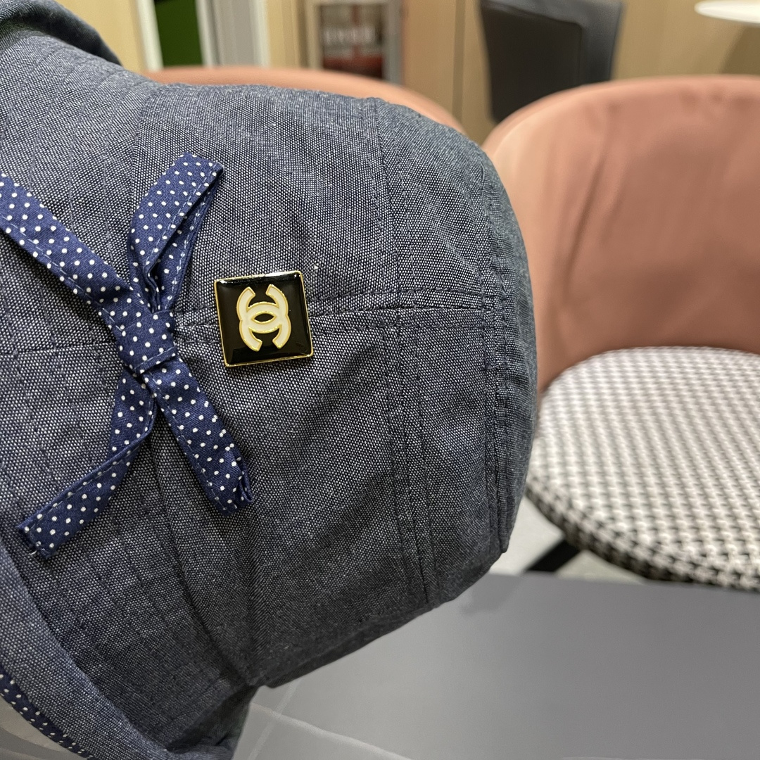  香奈儿 2025新款蝴蝶结卷边渔夫帽子女夏季赫本风气质优雅
礼帽百搭显脸小遮阳盆帽