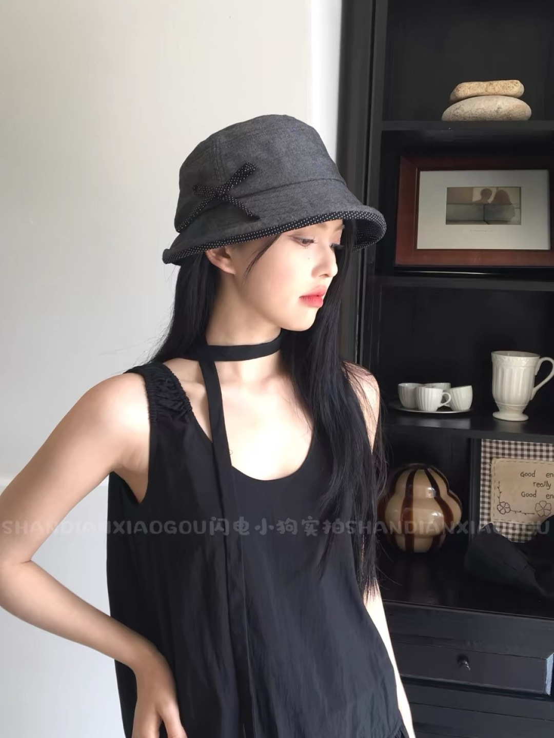  香奈儿 2025新款蝴蝶结卷边渔夫帽子女夏季赫本风气质优雅
礼帽百搭显脸小遮阳盆帽