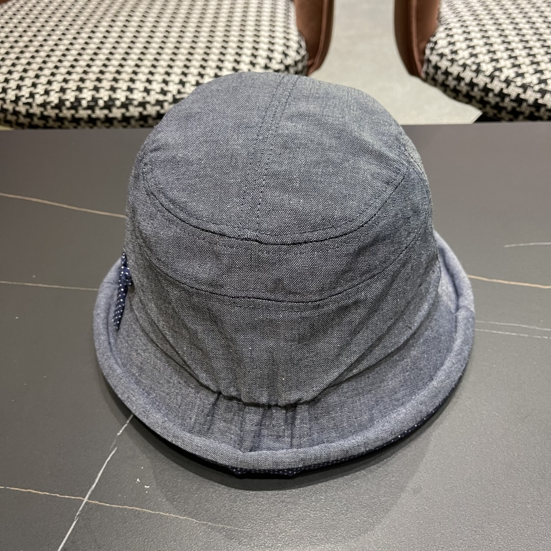  香奈儿 2025新款蝴蝶结卷边渔夫帽子女夏季赫本风气质优雅
礼帽百搭显脸小遮阳盆帽