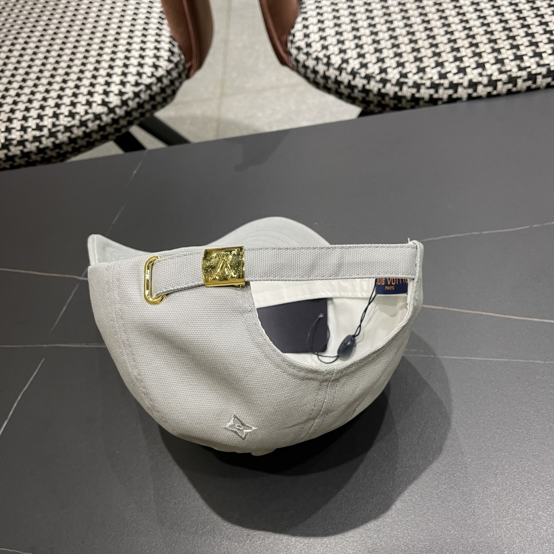  Lv路易威登2025新款帽子女时尚百搭宽檐硬顶页棒球帽鸭舌帽