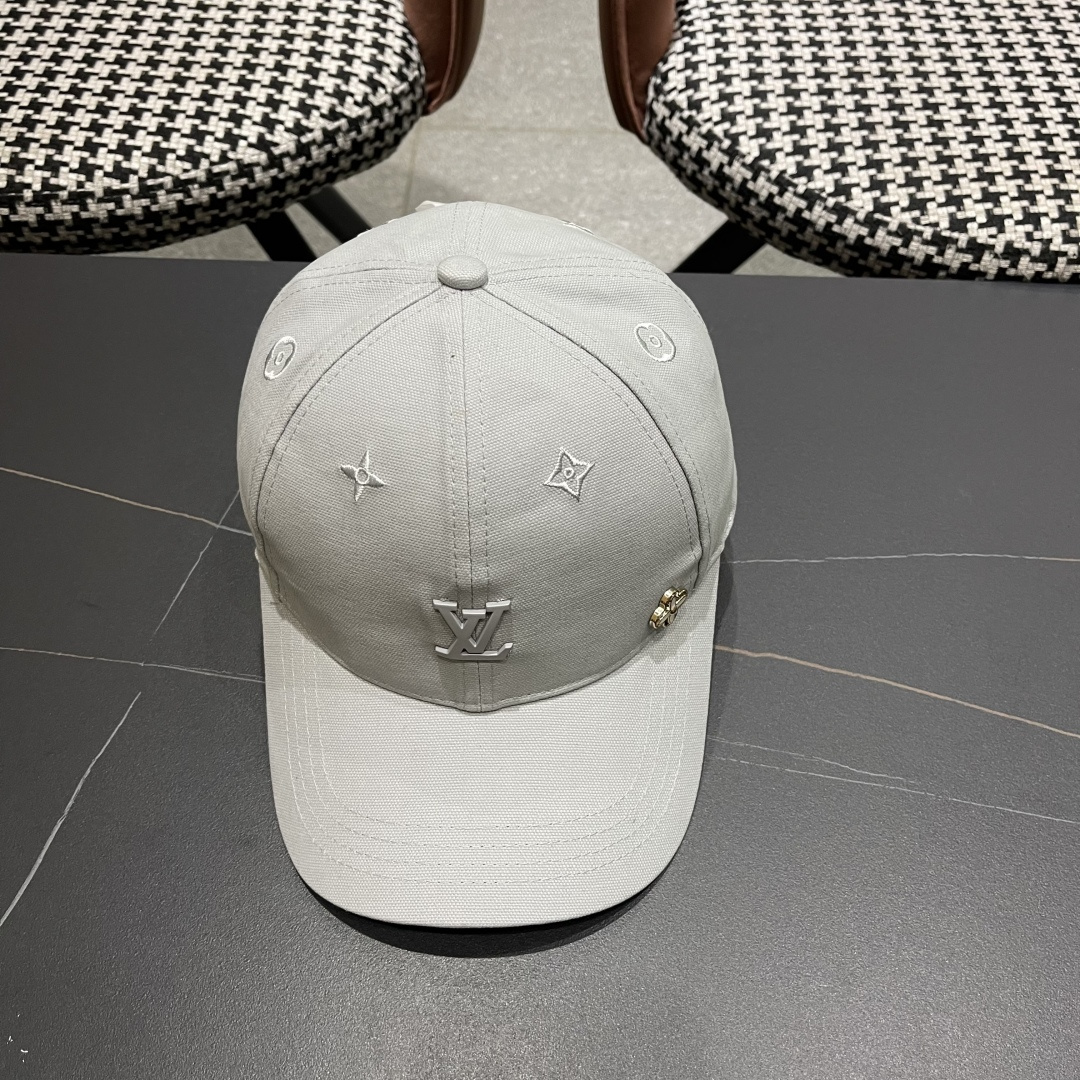  Lv路易威登2025新款帽子女时尚百搭宽檐硬顶页棒球帽鸭舌帽