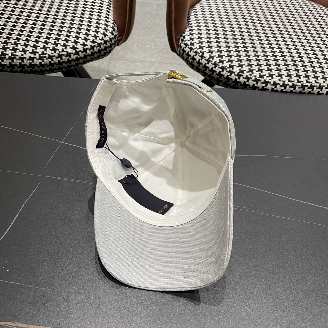  Lv路易威登2025新款帽子女时尚百搭宽檐硬顶页棒球帽鸭舌帽