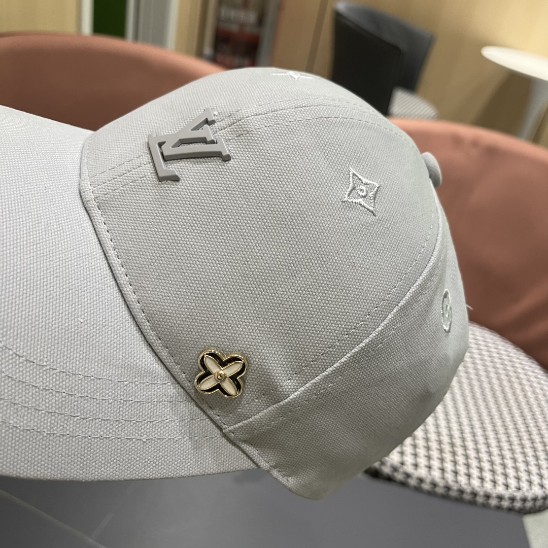  Lv路易威登2025新款帽子女时尚百搭宽檐硬顶页棒球帽鸭舌帽
