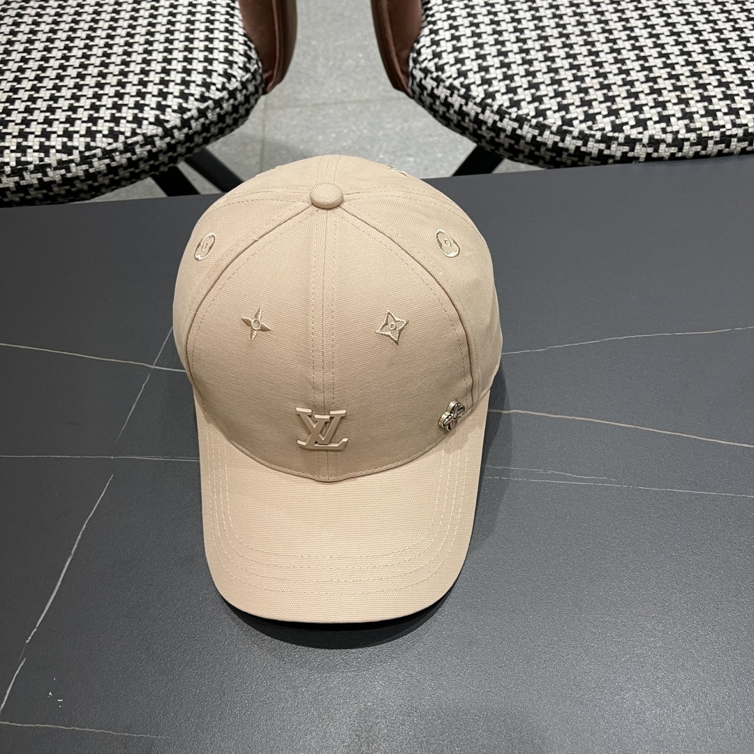  Lv路易威登2025新款帽子女时尚百搭宽檐硬顶页棒球帽鸭舌帽