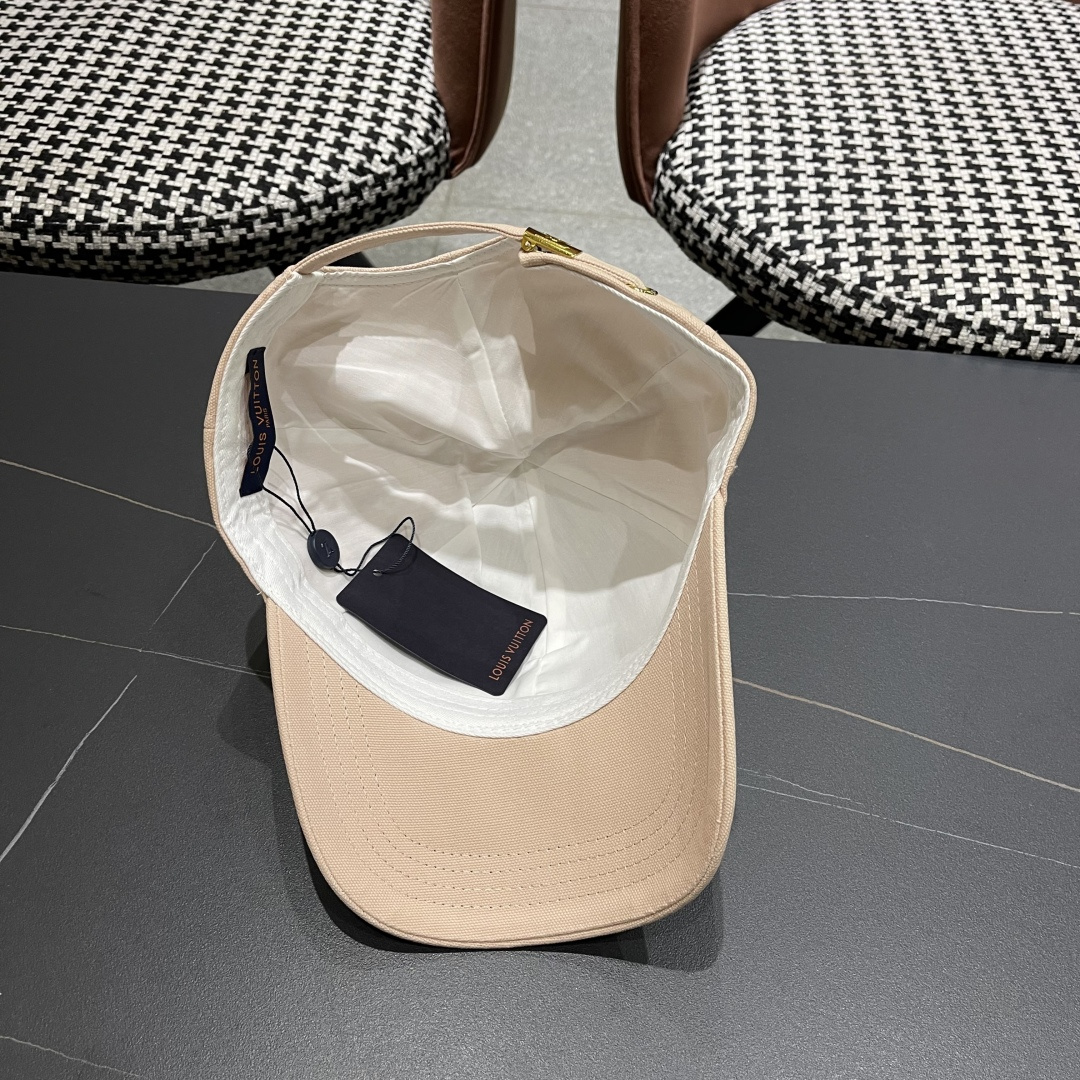  Lv路易威登2025新款帽子女时尚百搭宽檐硬顶页棒球帽鸭舌帽
