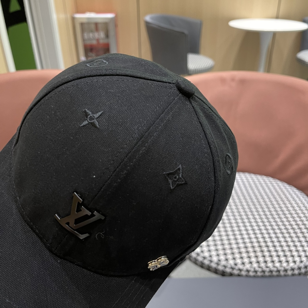  Lv路易威登2025新款帽子女时尚百搭宽檐硬顶页棒球帽鸭舌帽