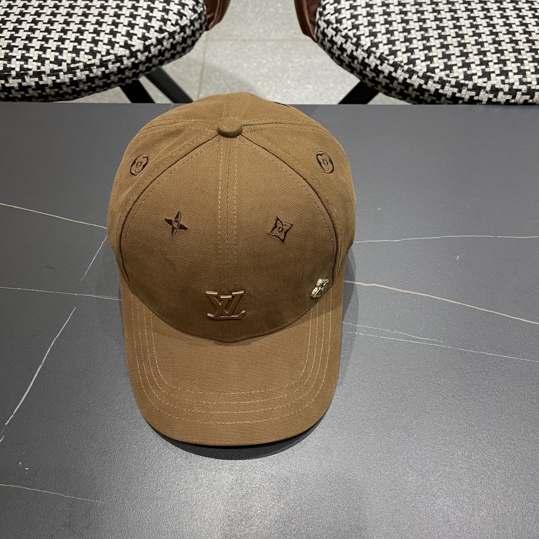  Lv路易威登2025新款帽子女时尚百搭宽檐硬顶页棒球帽鸭舌帽