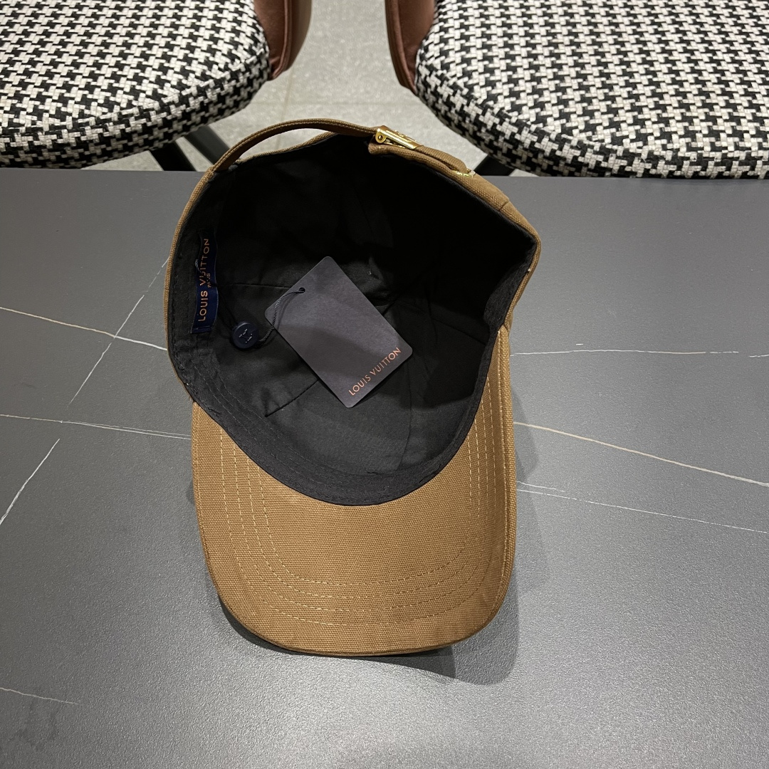  Lv路易威登2025新款帽子女时尚百搭宽檐硬顶页棒球帽鸭舌帽