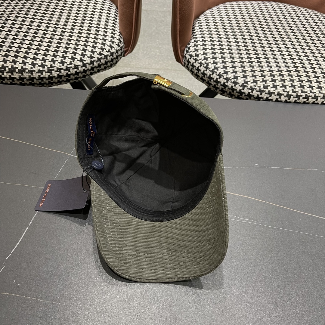  Lv路易威登2025新款帽子女时尚百搭宽檐硬顶页棒球帽鸭舌帽