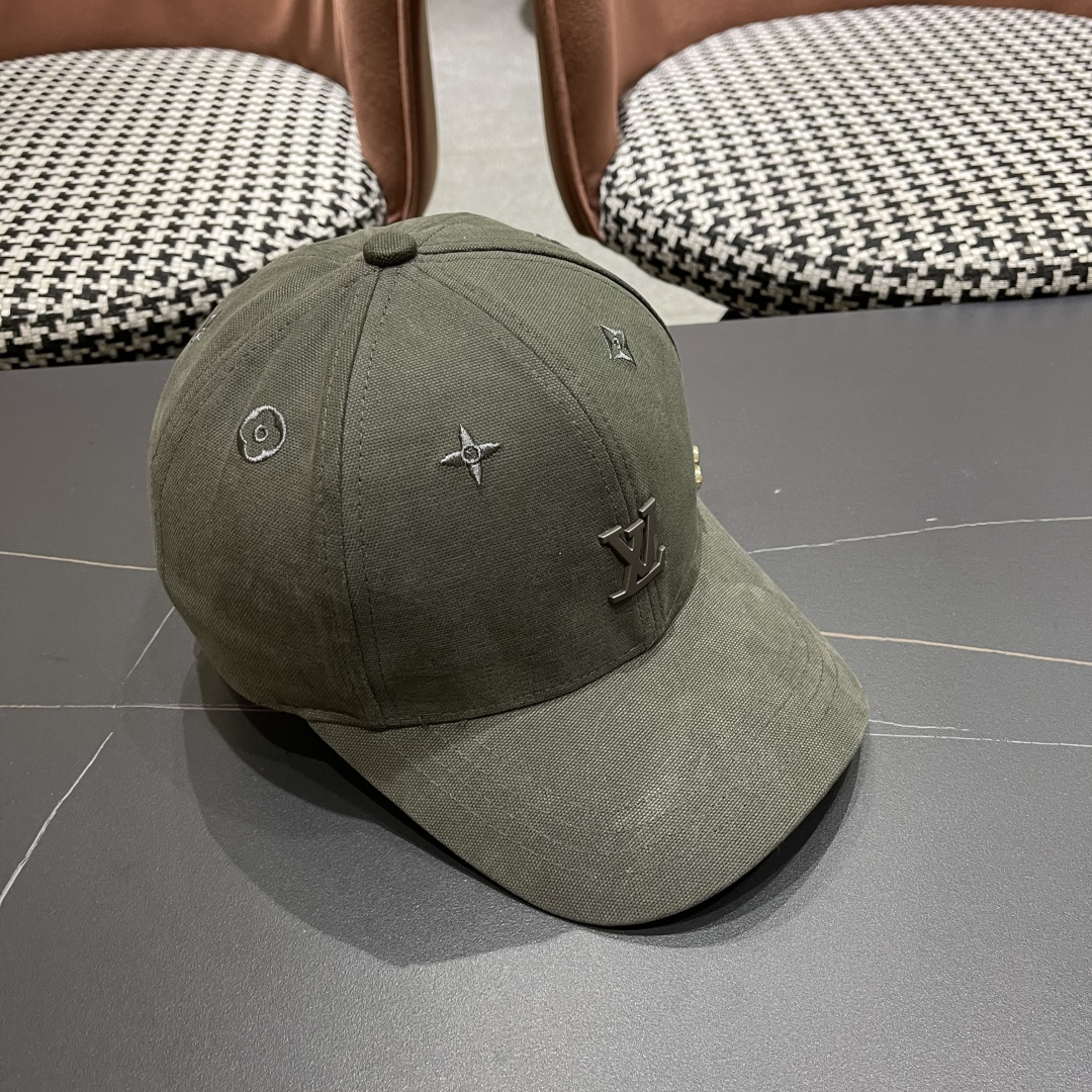  Lv路易威登2025新款帽子女时尚百搭宽檐硬顶页棒球帽鸭舌帽