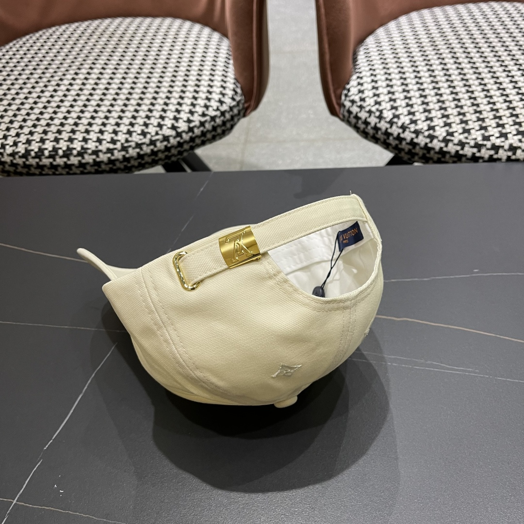  Lv路易威登2025新款帽子女时尚百搭宽檐硬顶页棒球帽鸭舌帽