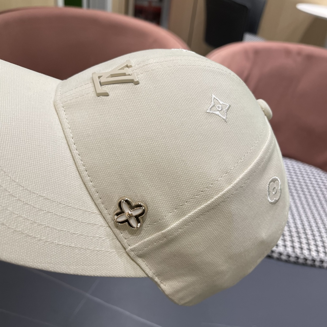  Lv路易威登2025新款帽子女时尚百搭宽檐硬顶页棒球帽鸭舌帽