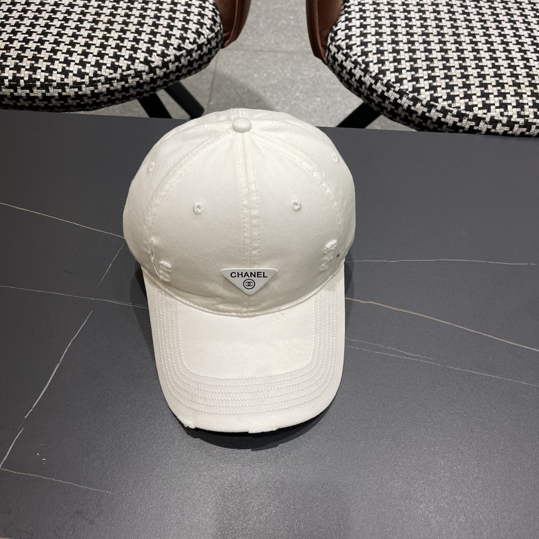  香奈儿CHANEL 2025新款棒球帽，小香经典简约，时尚休闲设计 跑量新品，出街必备