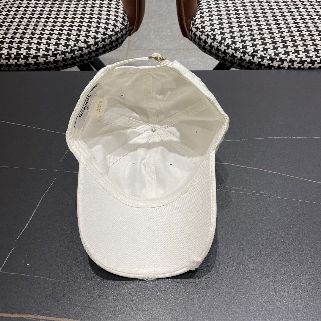  香奈儿CHANEL 2025新款棒球帽，小香经典简约，时尚休闲设计 跑量新品，出街必备