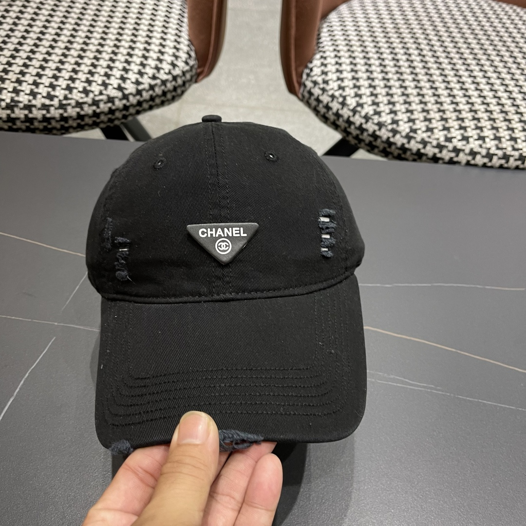  香奈儿CHANEL 2025新款棒球帽，小香经典简约，时尚休闲设计 跑量新品，出街必备