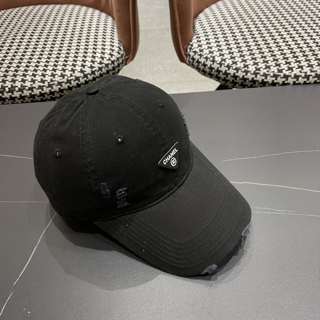 香奈儿CHANEL 2025新款棒球帽，小香经典简约，时尚休闲设计 跑量新品，出街必备