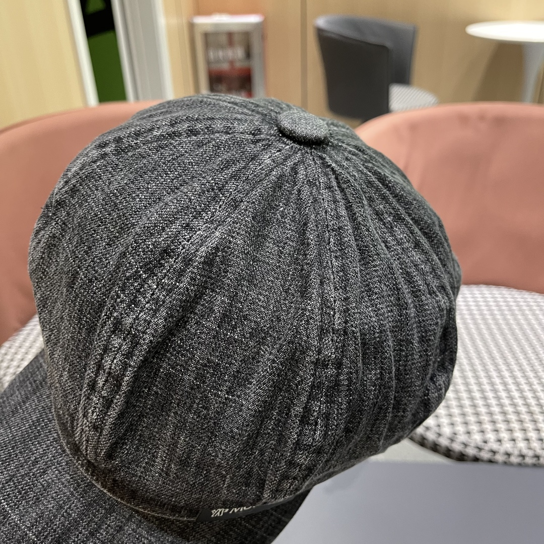  蒙口 2025新款韩版复古水洗牛仔贝雷帽女英伦风八角帽春
夏时尚画家帽显脸小